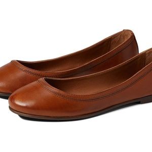 Frye Carson cognac vintage vegan tan sz 8